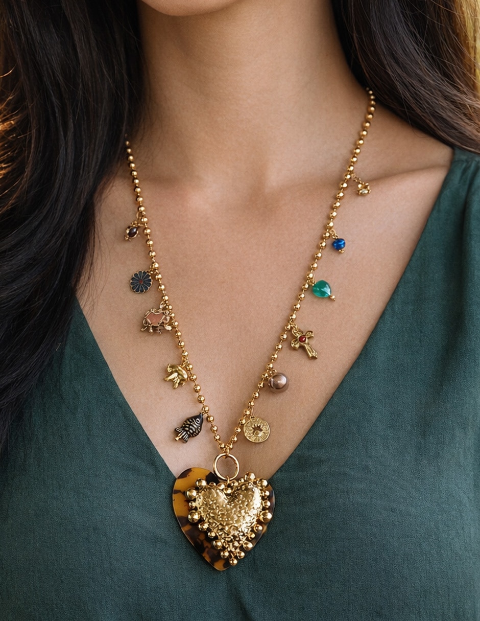 Collar de Corazón Vibes 3