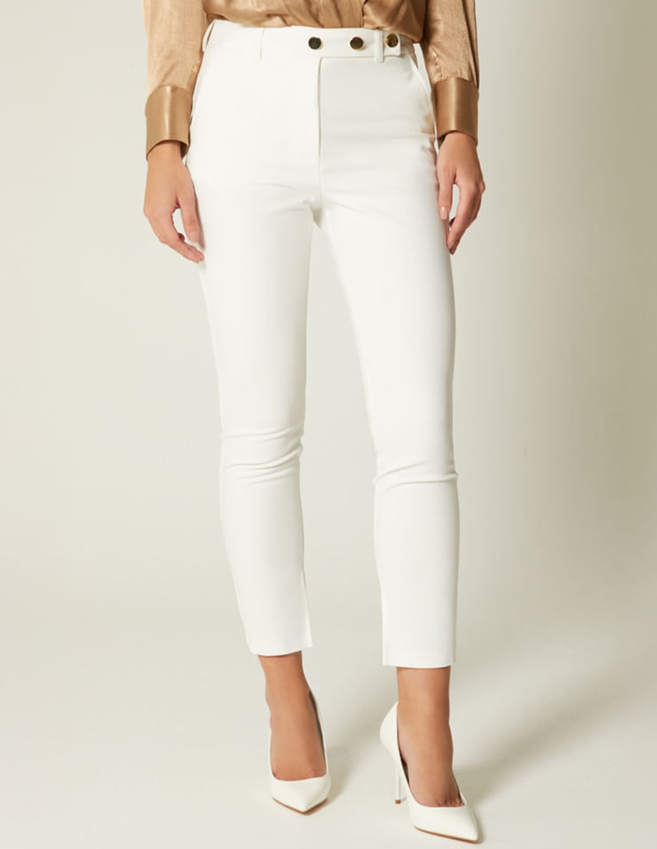 Pantalón chino skinny para mujer