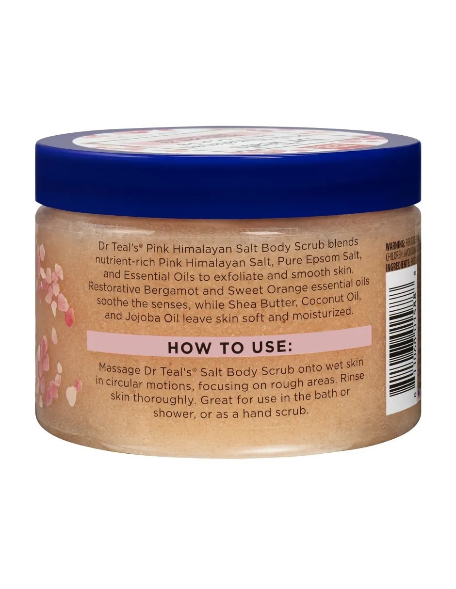 Exfoliante corporal exfoliante corporal de sal rosa del himalaya genérica exfoliatnte para piel