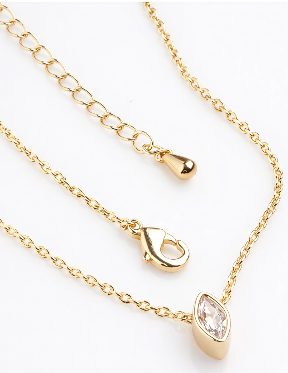 Collar yoiko aurea golden de aleación metálica