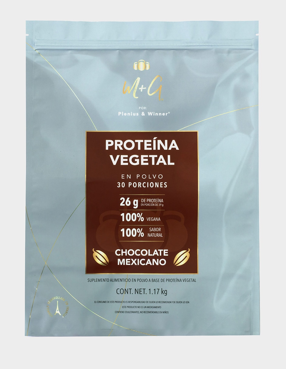 Proteina Vegetal con Proteína de chícharo sabor chocolate Mexicano de 1.17 Kg Proteina Vegetal con Proteína de chícharo sabor chocolate Mexicano de 1.17 Kg