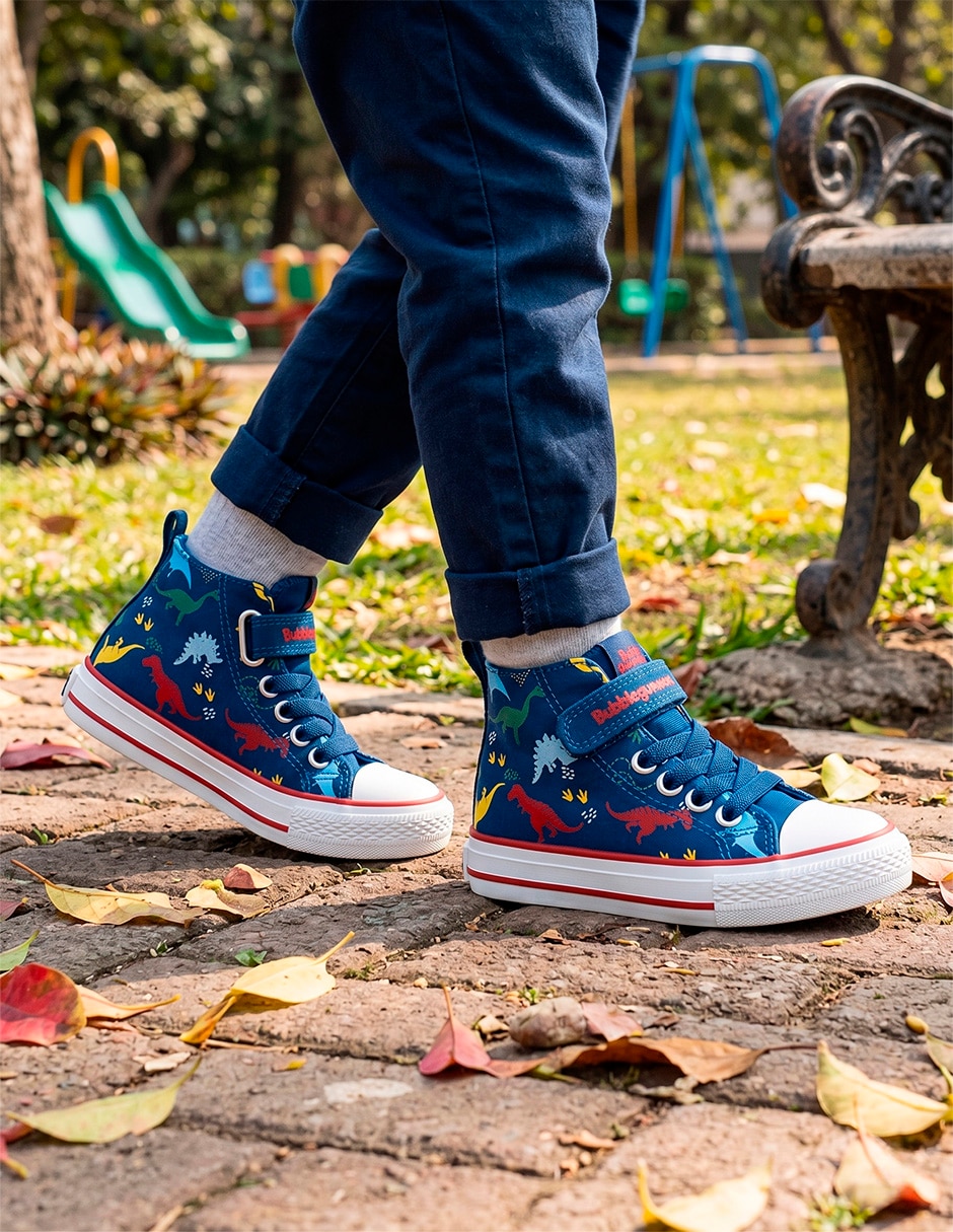 Tenis para Niño Vulcanizado Dinosaurios 5