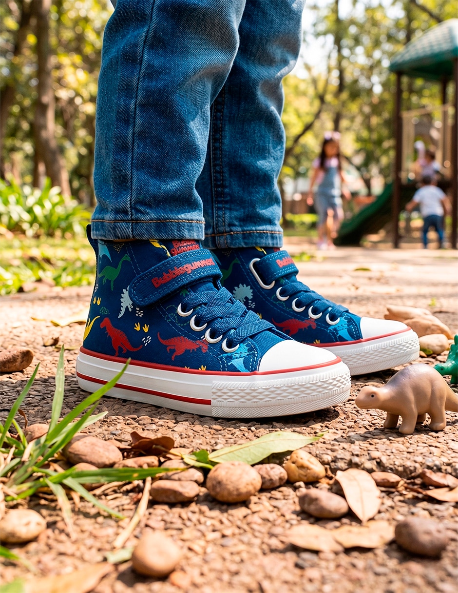 Tenis para Niño Vulcanizado Dinosaurios 8