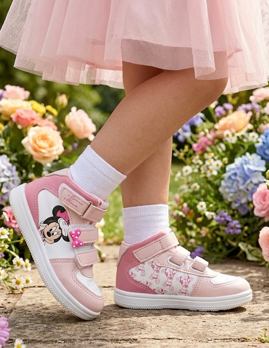 Tenis panam para niña urban minnie mouse