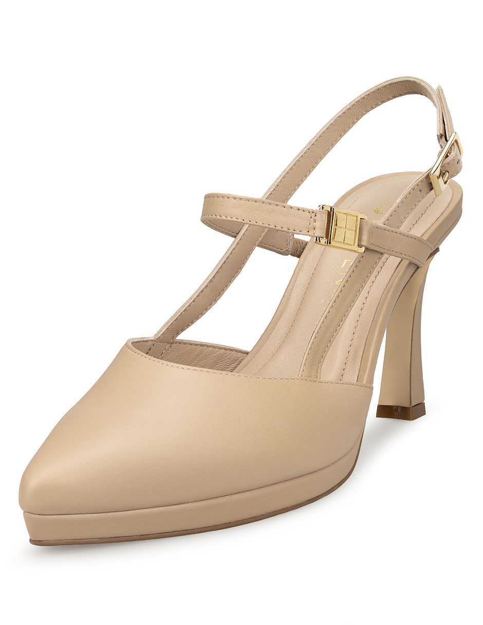 Zapatilla de piel Davenia
