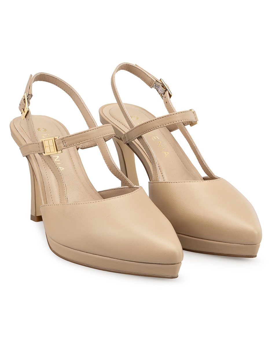 Zapatilla de piel Davenia