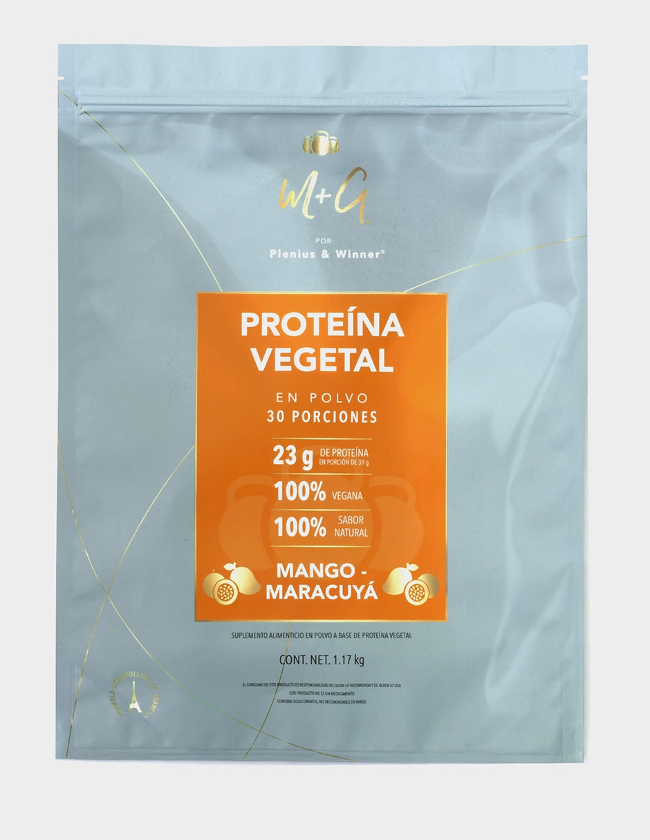 Proteina Vegetal con Proteína de chícharo sabor Mango maracuya de 1.17 kg Proteina Vegetal con Proteína de chícharo sabor Mango maracuya de 1.17 kg