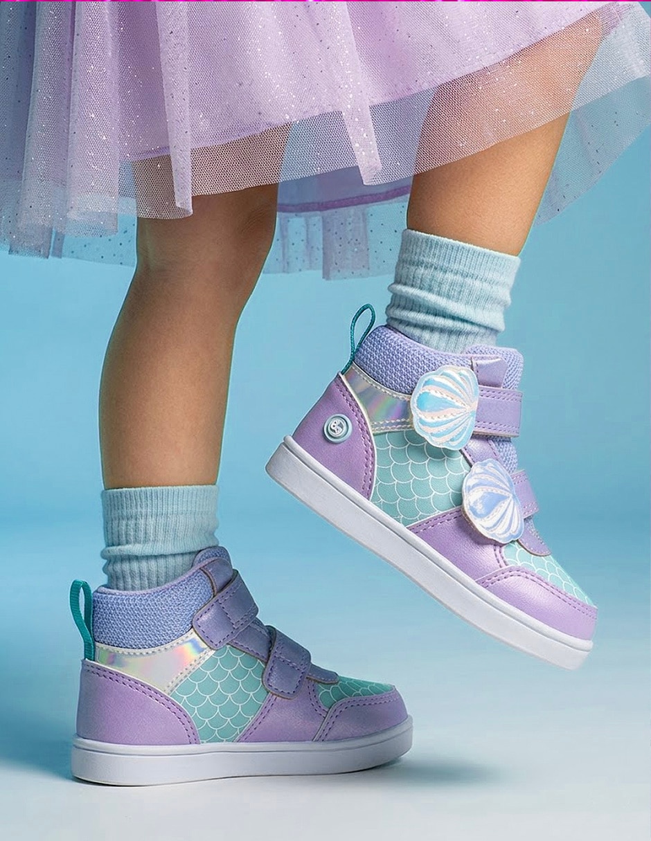 Tenis BUBBLE GUMMERS para Niña Fun Lights Sirena