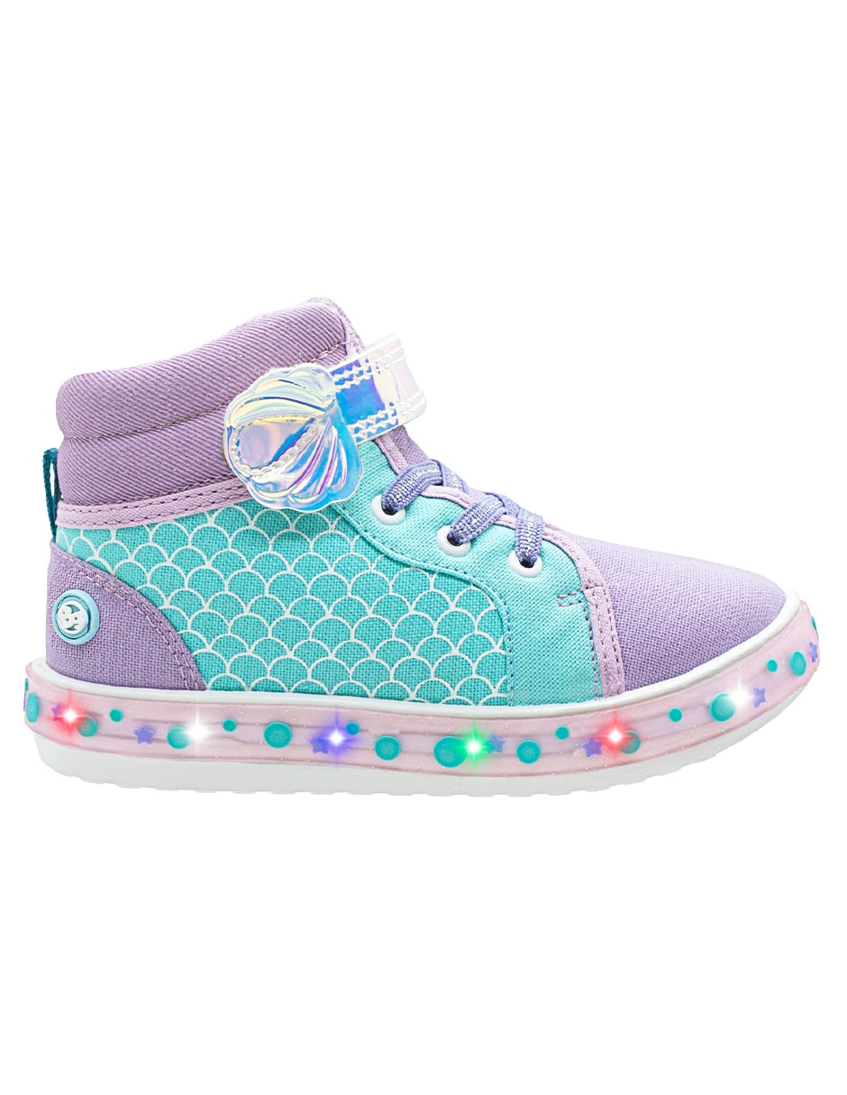 Tenis BUBBLE GUMMERS para Niña Fun lights Sirena