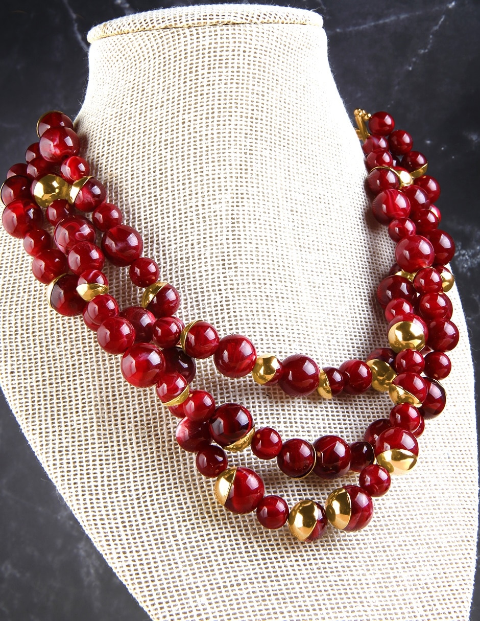 Collar Coralia con acabado baño de oro 18 K 2