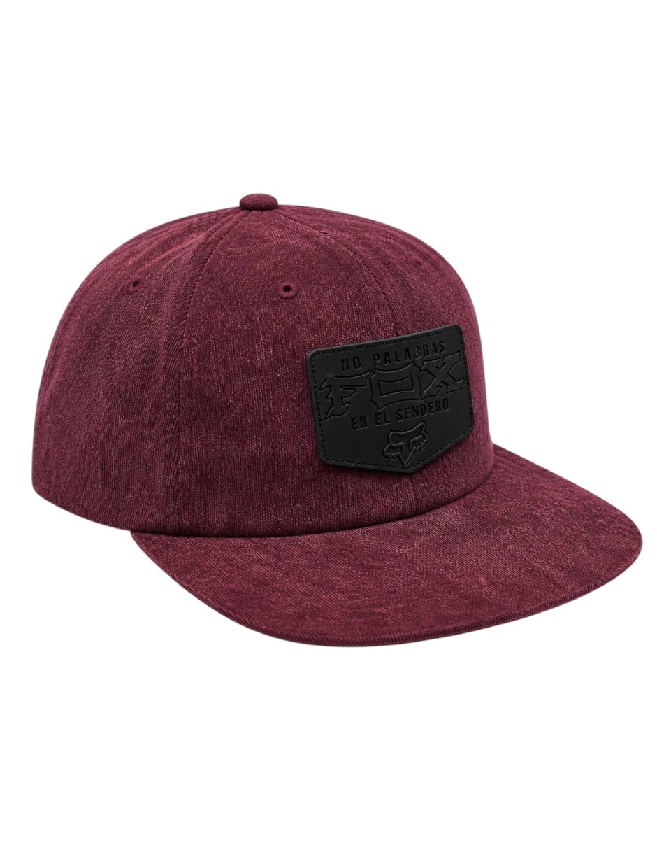 Gorra visera plana snapback para motorsport Fox para hombre