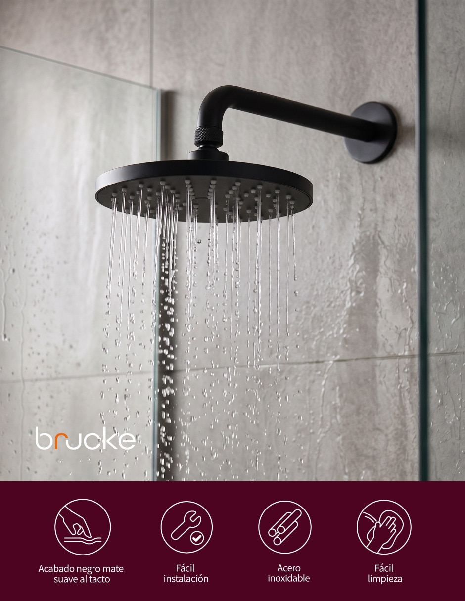 Regadera para baño Brucke