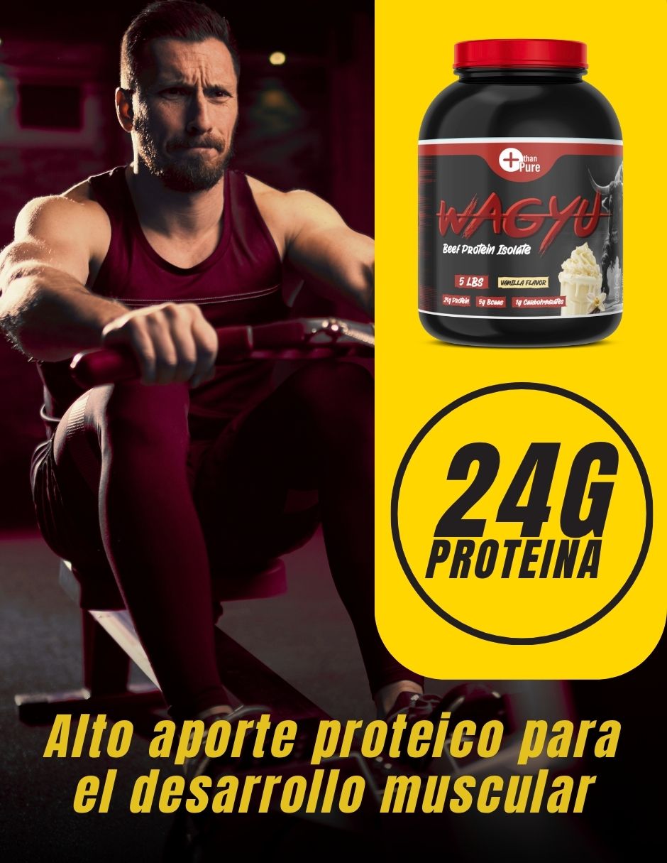 Colágeno wagyu con creatina more than pure con péptidos colágeno sabor chocolate