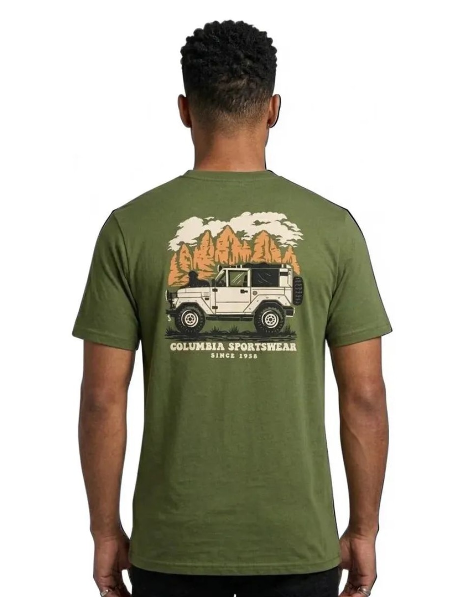 Playera Columbia Sportwear cuello redondo para hombre