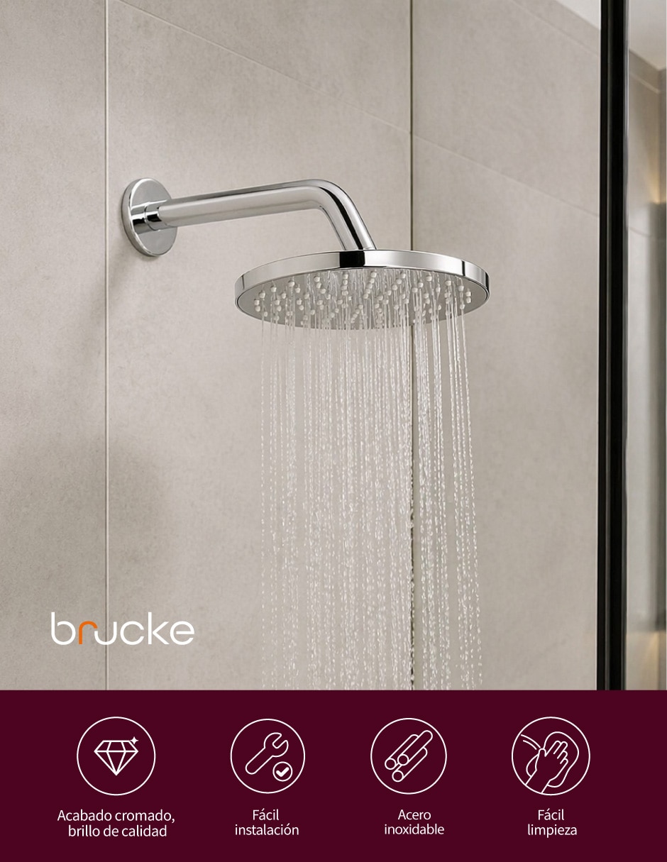 Regadera para baño brucke