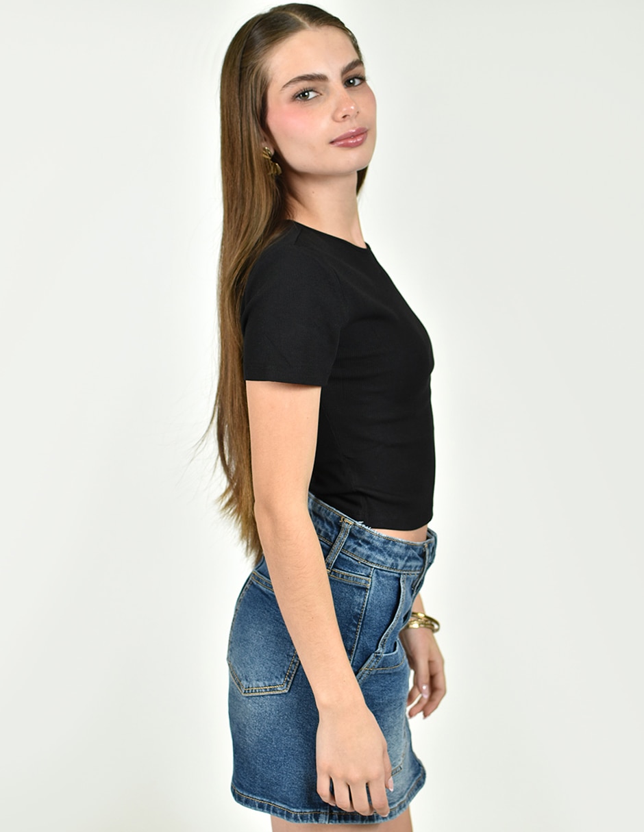 Blusa manga corta para mujer 2
