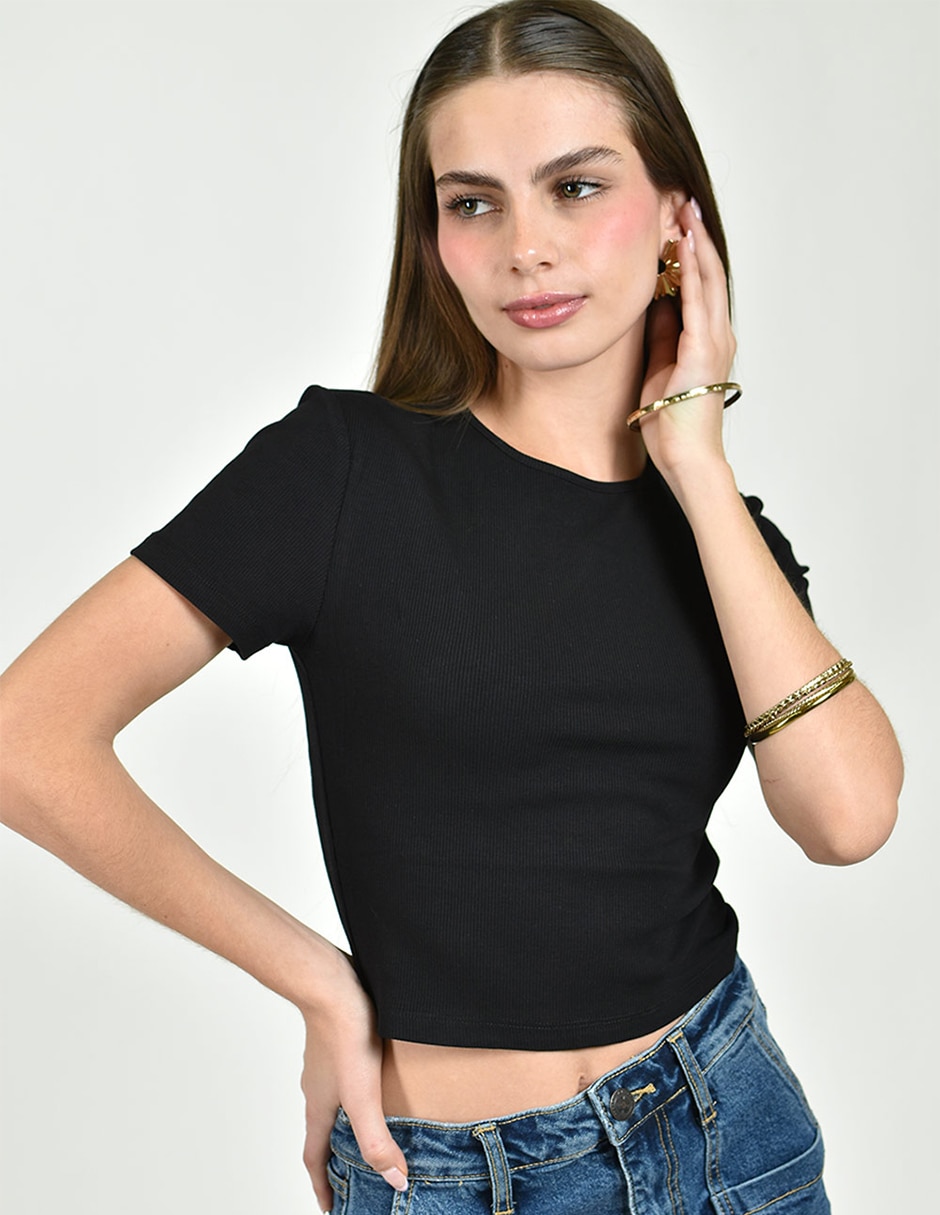 Blusa manga corta para mujer 3