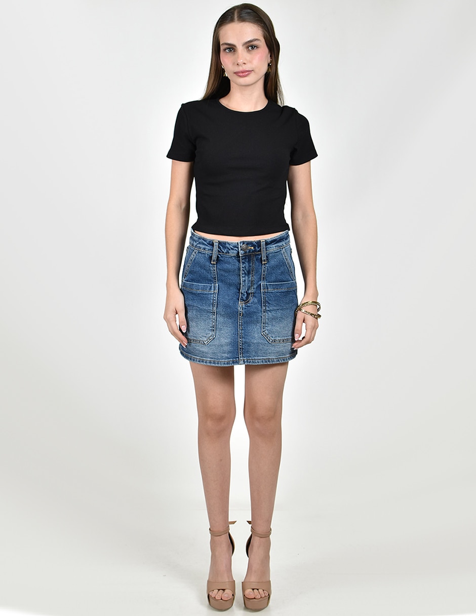 Blusa manga corta para mujer 4