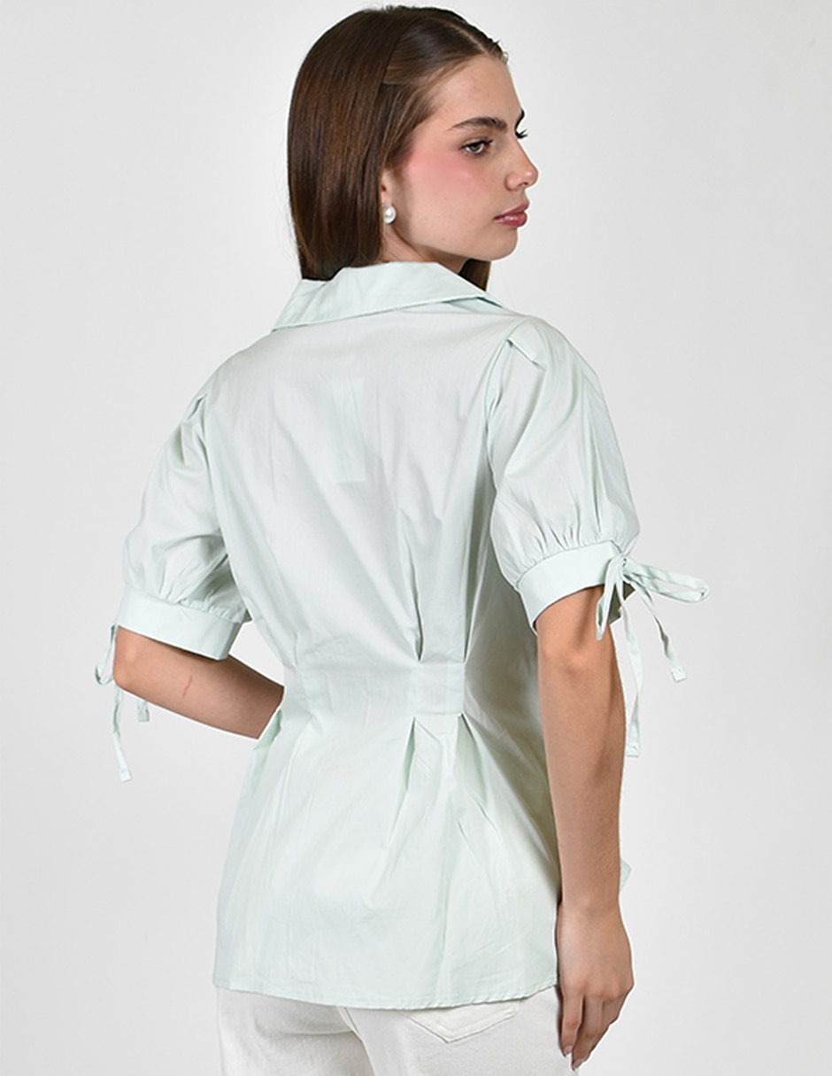 Blusa manga corta para mujer 5