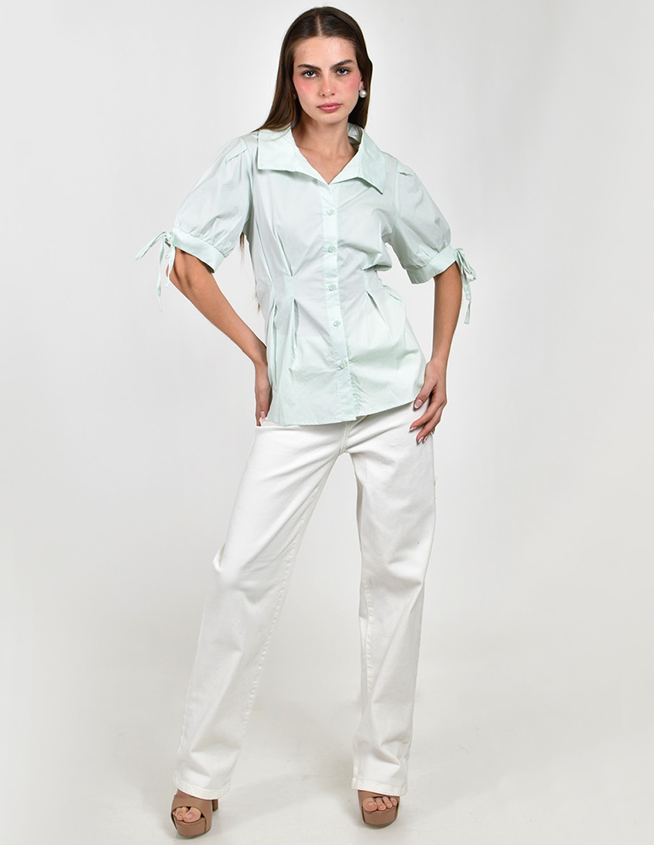 Blusa manga corta para mujer 6