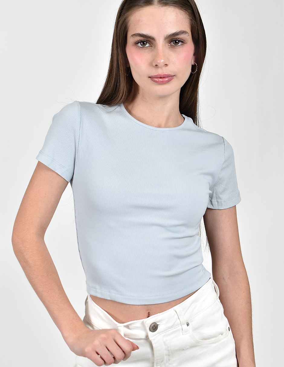 Blusa manga corta para mujer 3
