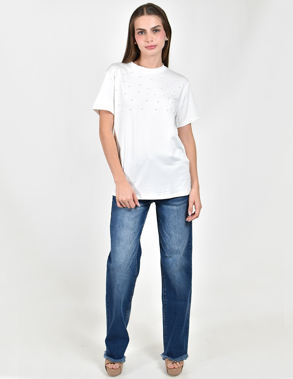 Blusa manga corta para mujer 4