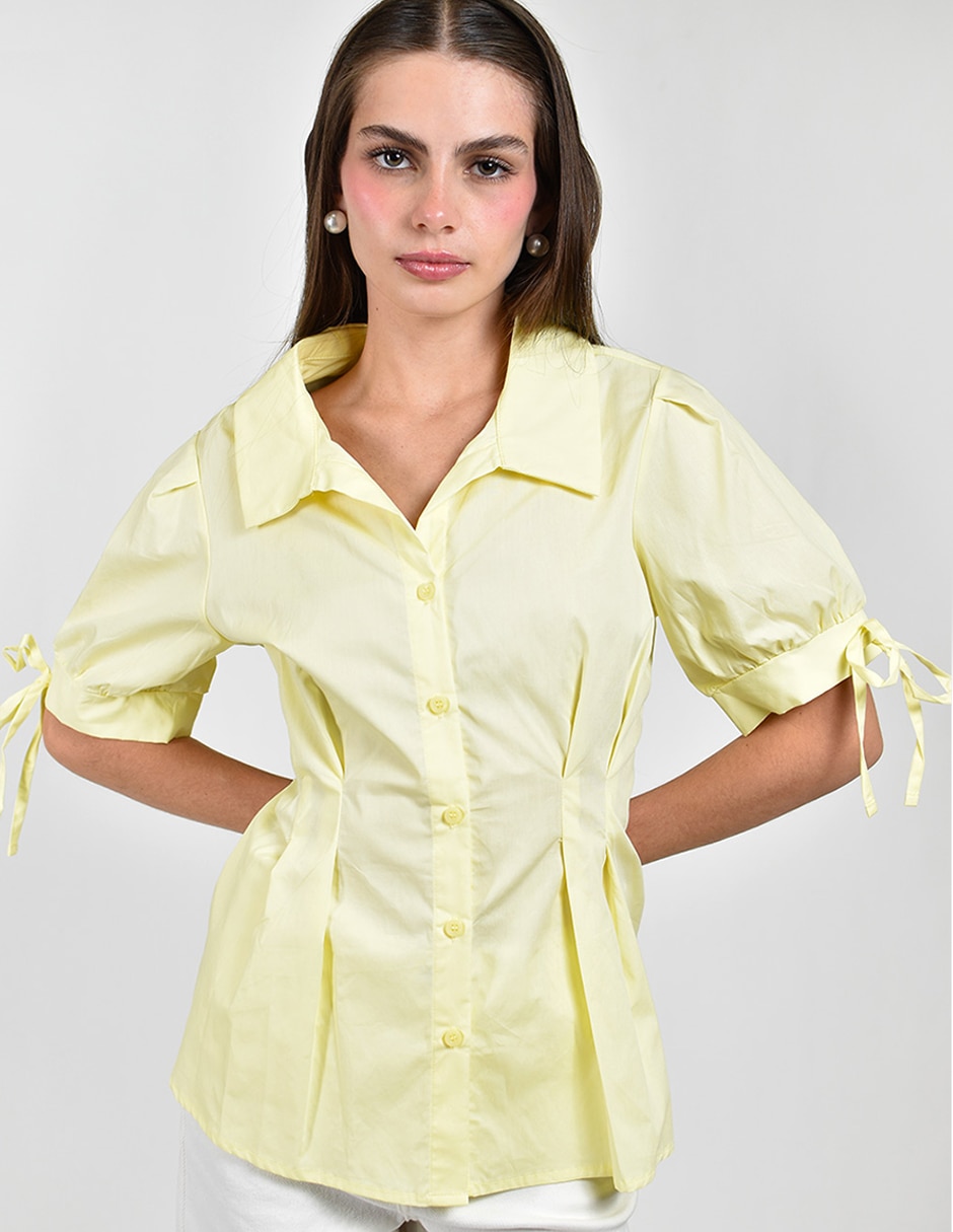 Blusa manga corta para mujer 4
