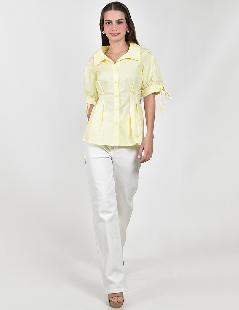 Blusa manga corta para mujer 6