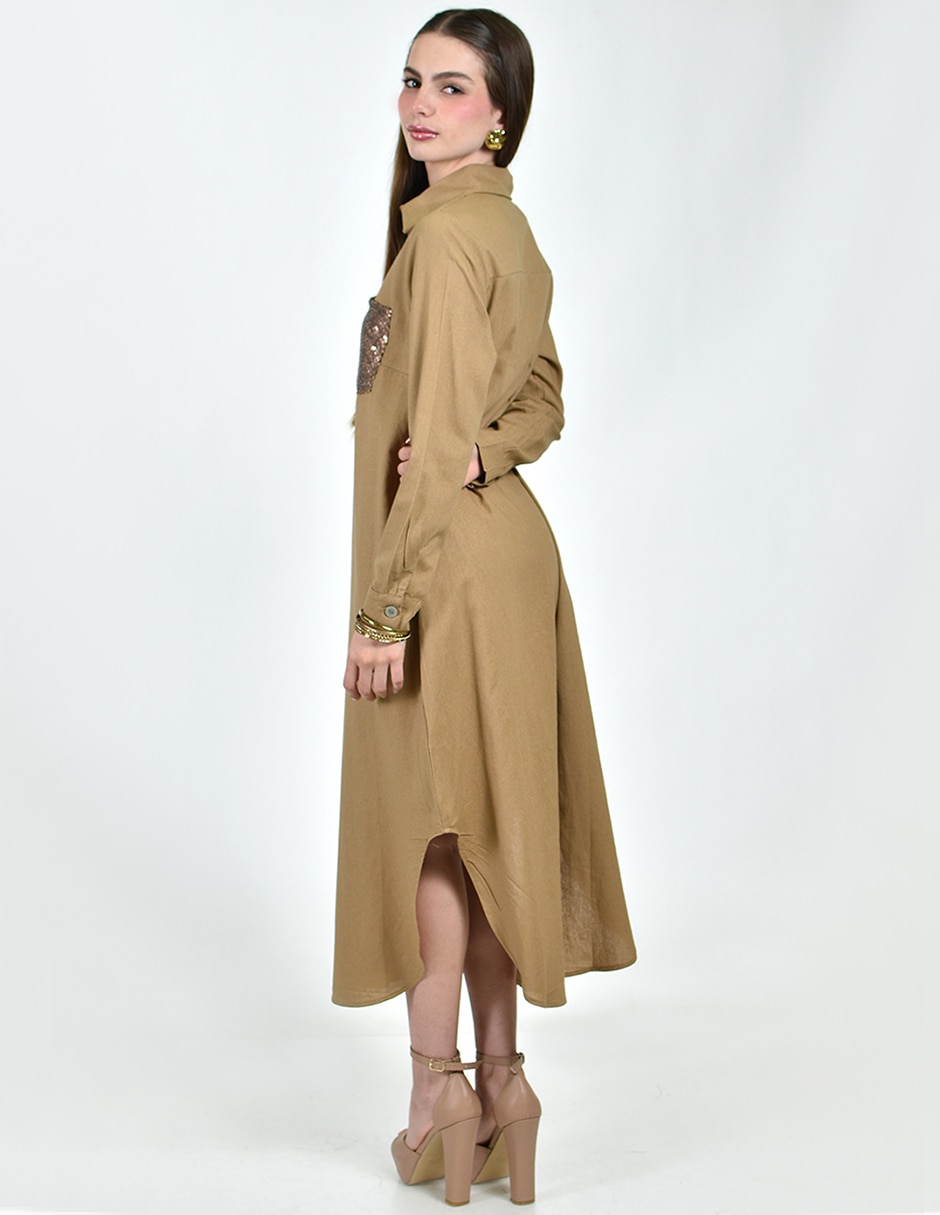 Vestido midi casual para mujer 5
