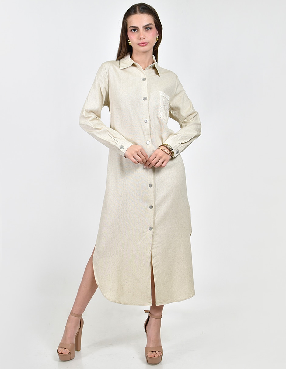 Vestido midi casual para mujer 4