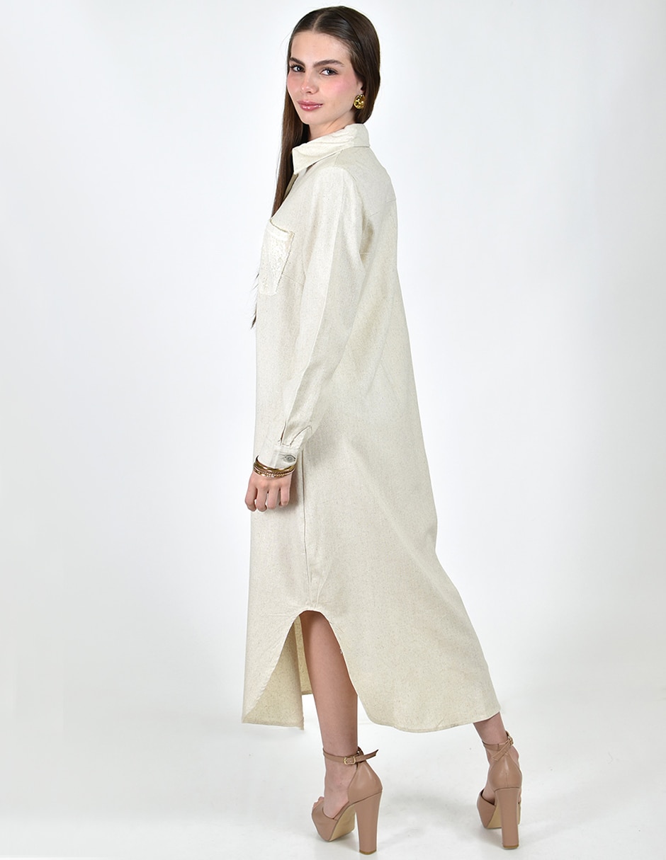 Vestido midi casual para mujer 5