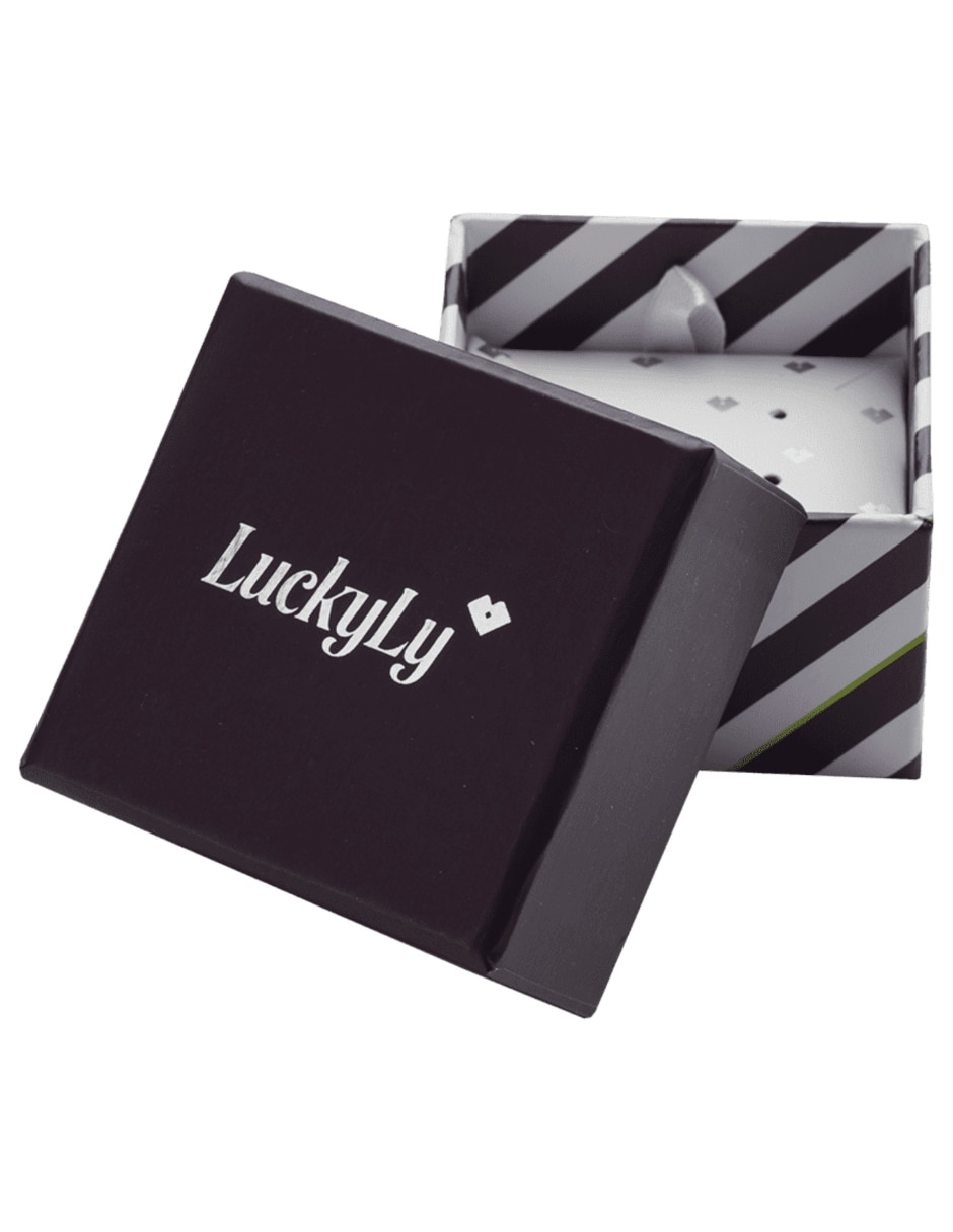 Set de collar y aretes luckyly zaria de plata p 925 zirconia cúbica