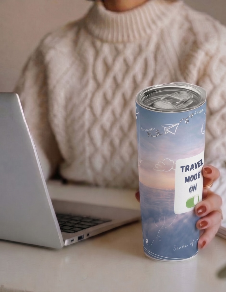 Termo Tink de acero inoxidable con tapa a presión 590 ml
