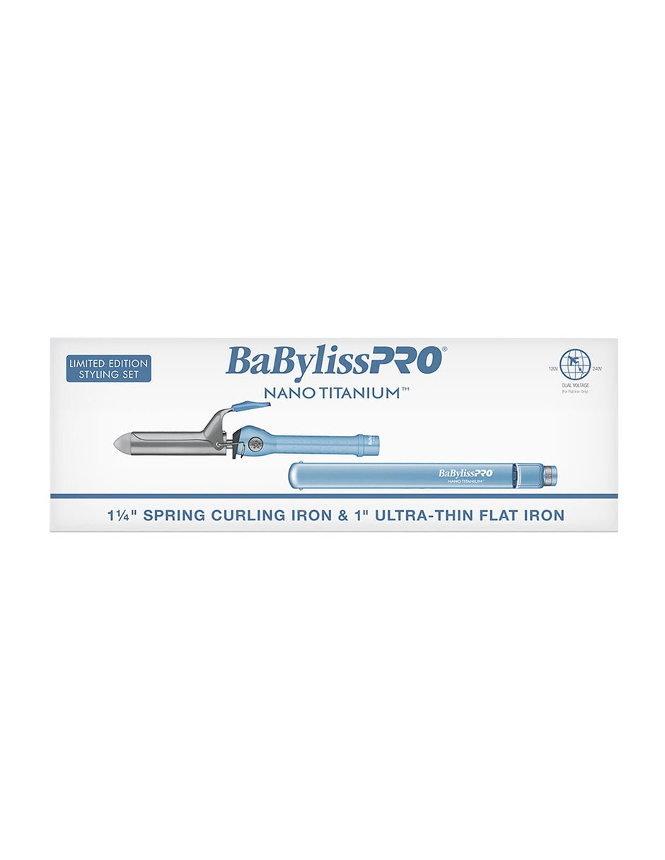 Rizadora de cabello babyliss pro bntpp80 32 mm de nano titanium