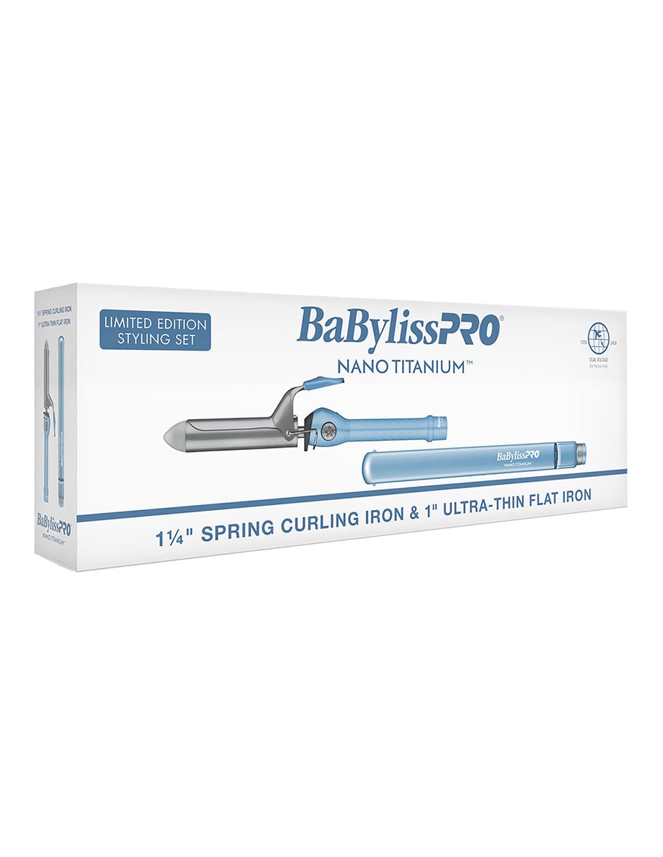Rizadora de cabello babyliss pro bntpp80 32 mm de nano titanium