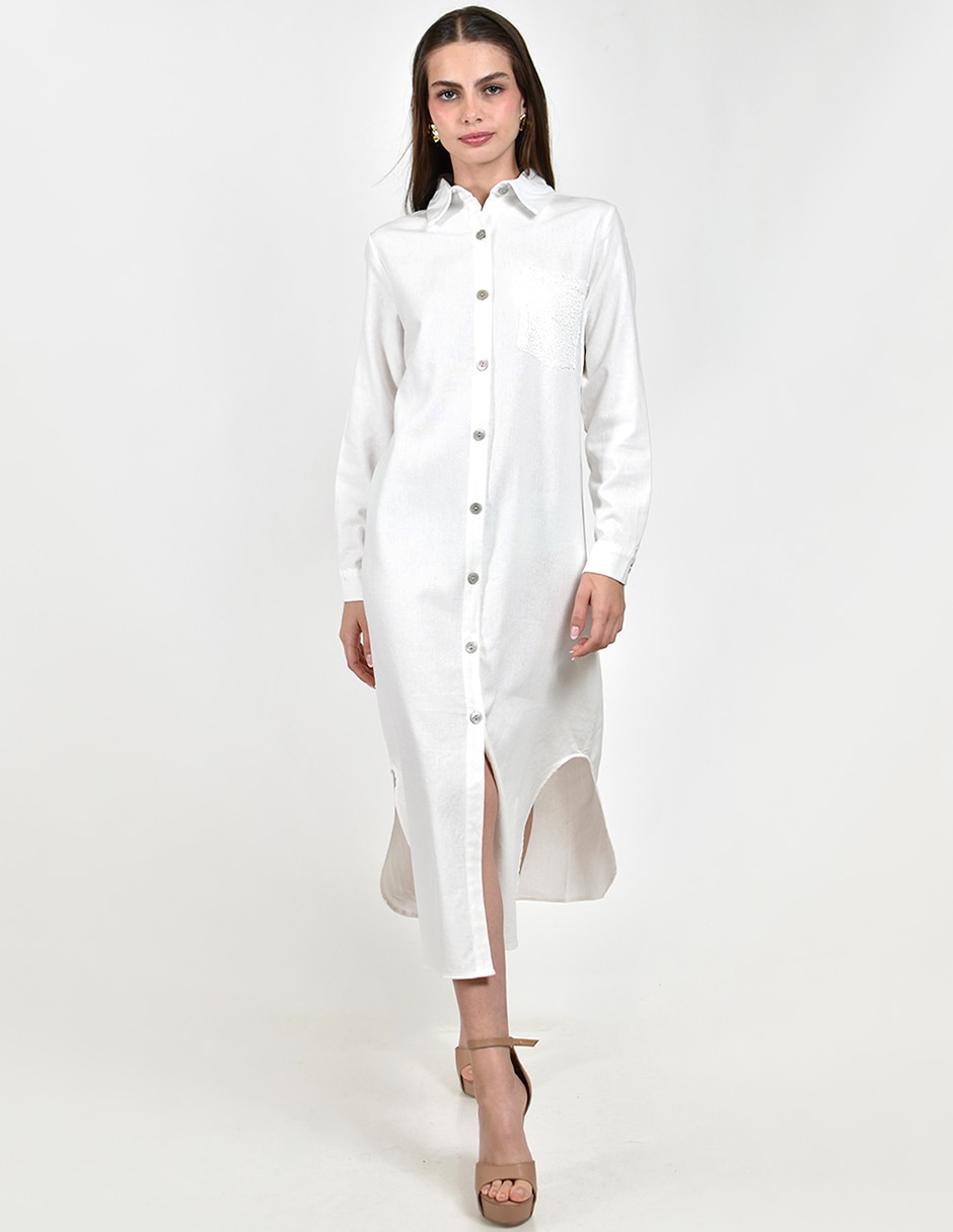 Vestido midi casual para mujer 4