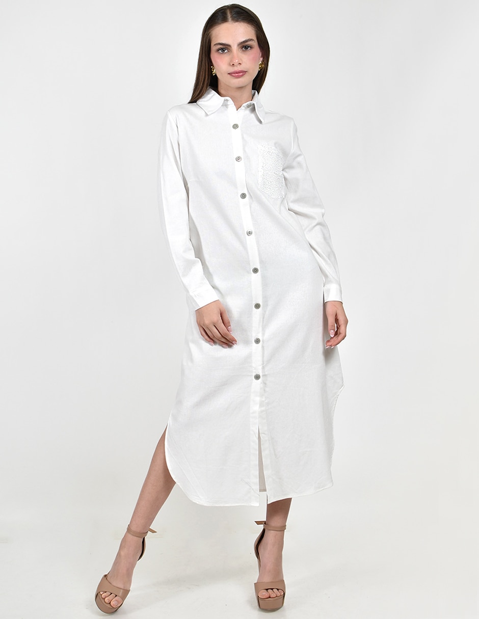 Vestido midi casual para mujer Vestido midi casual para mujer