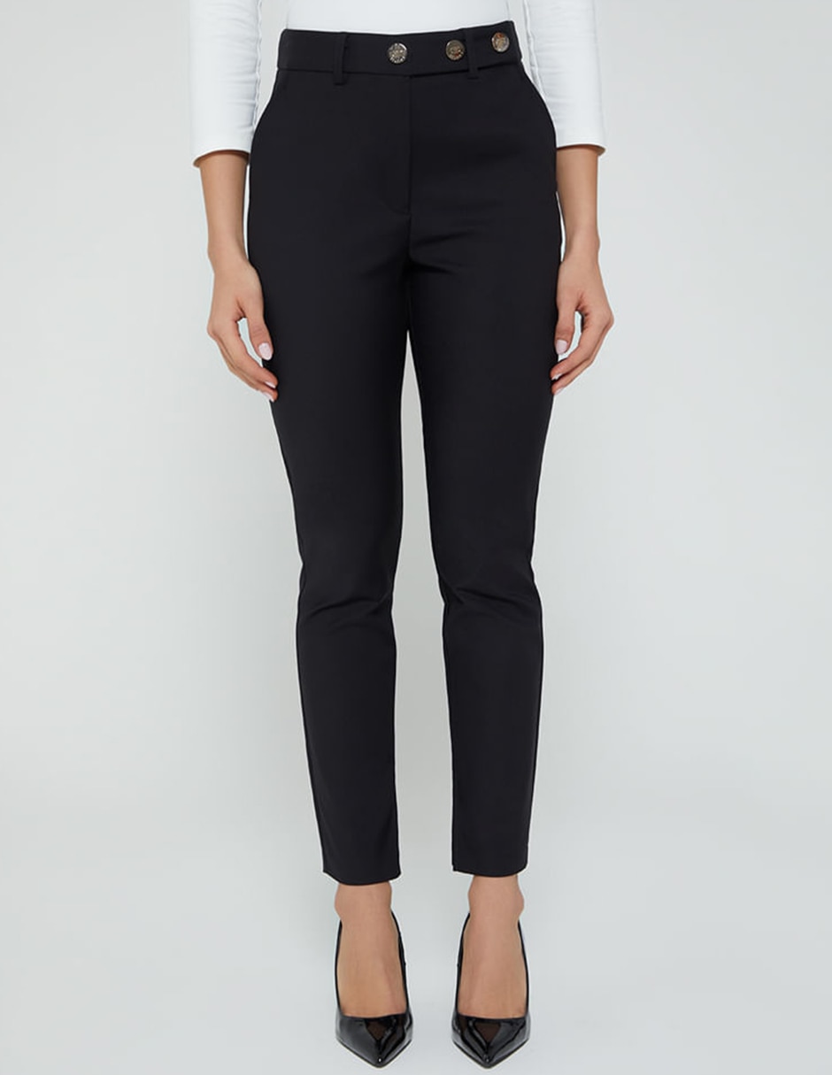 Pantalón chino Studio F skinny para mujer