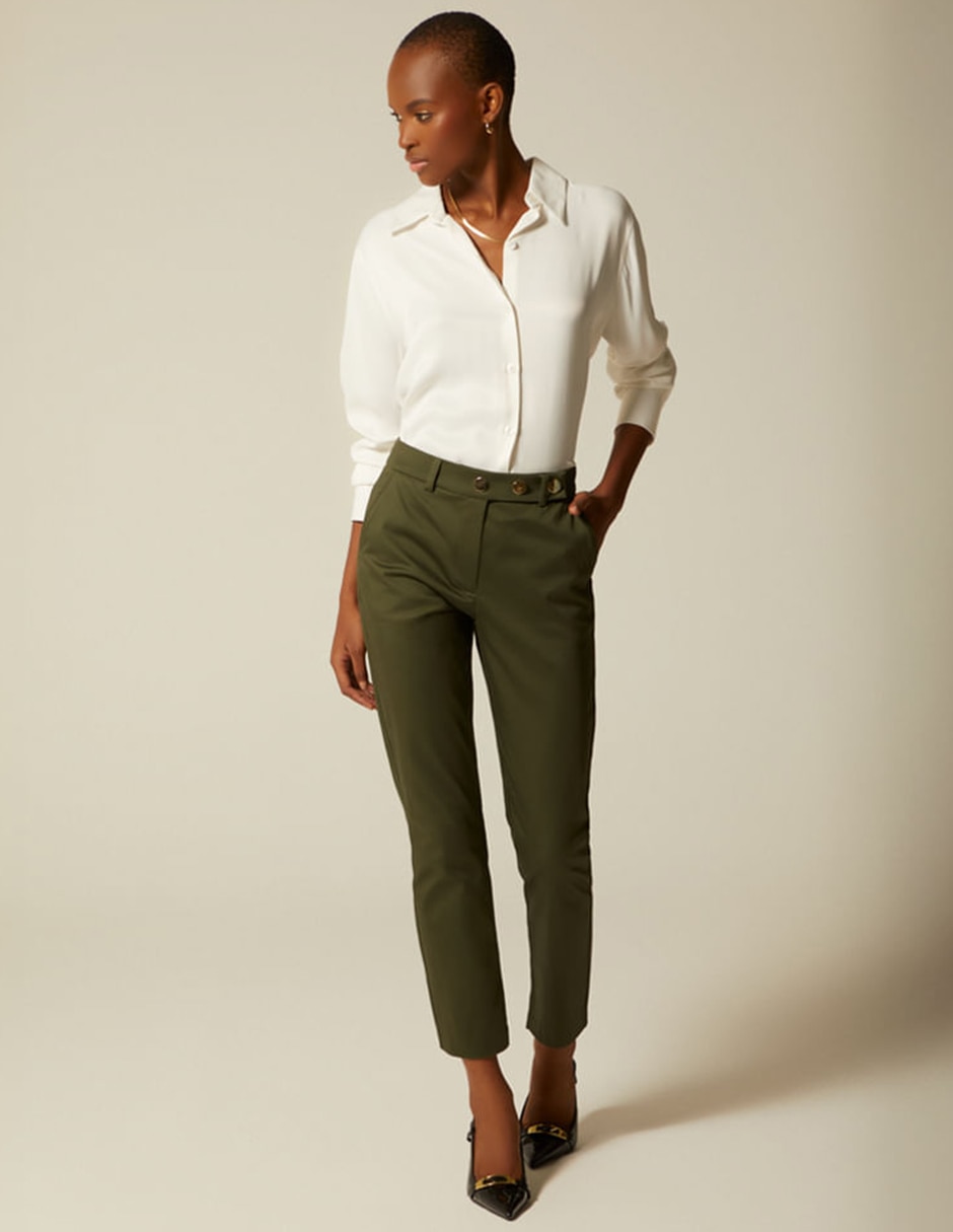 Pantalón chino skinny para mujer 5