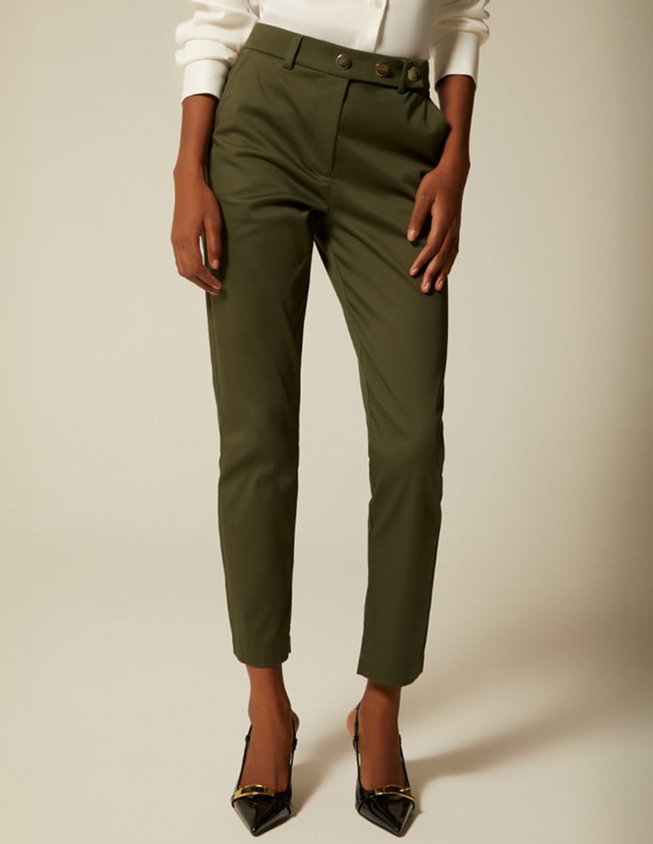 Pantalón chino skinny para mujer 1