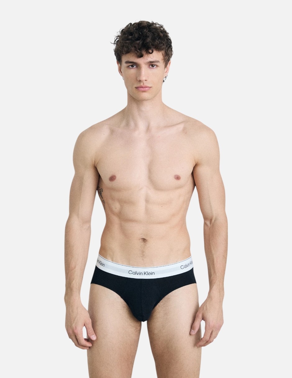 Trusa Calvin Klein de algodón para hombre 3 piezas