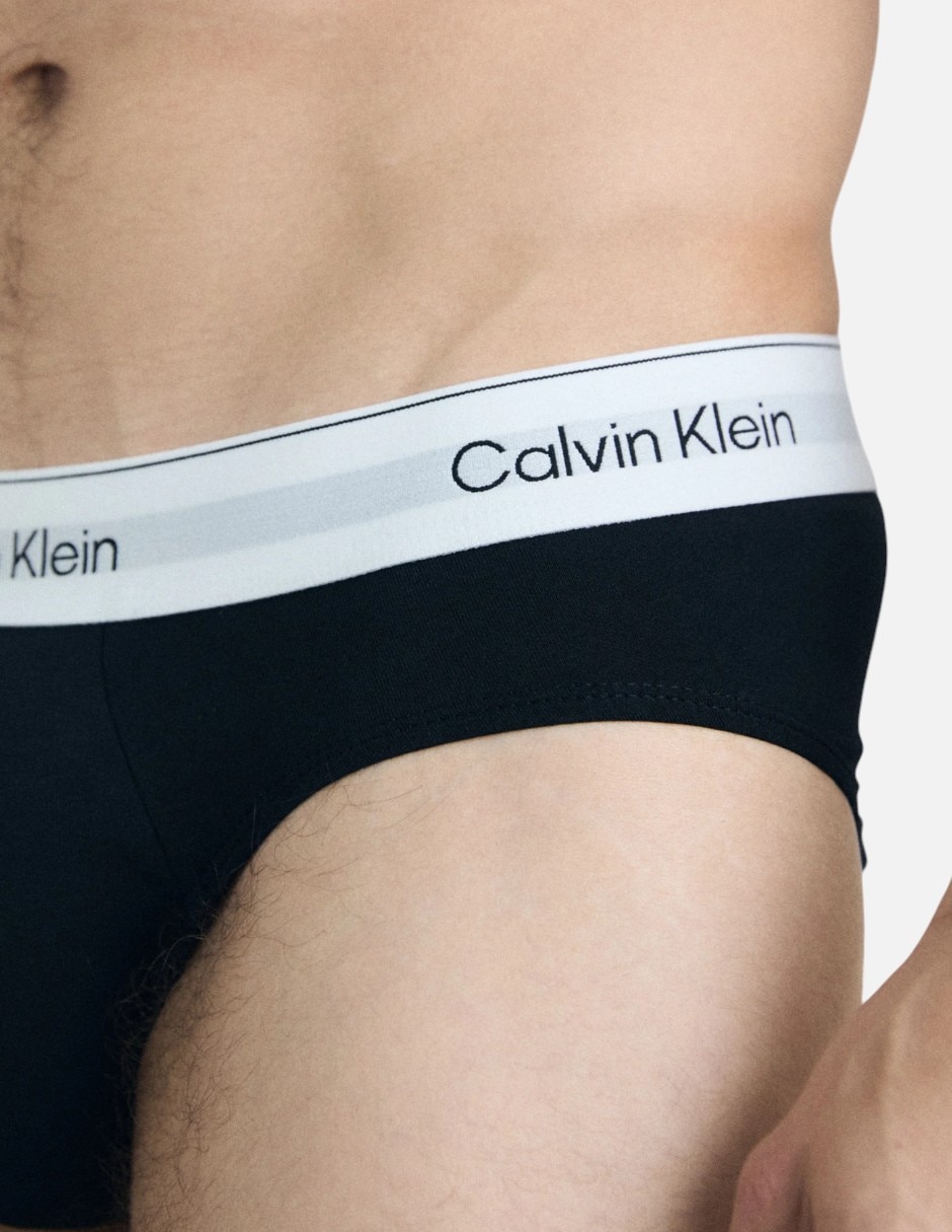 Trusa Calvin Klein de algodón para hombre 3 piezas