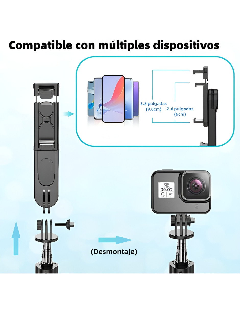 Selfie Xtellar XTLLAR7398 con control remoto