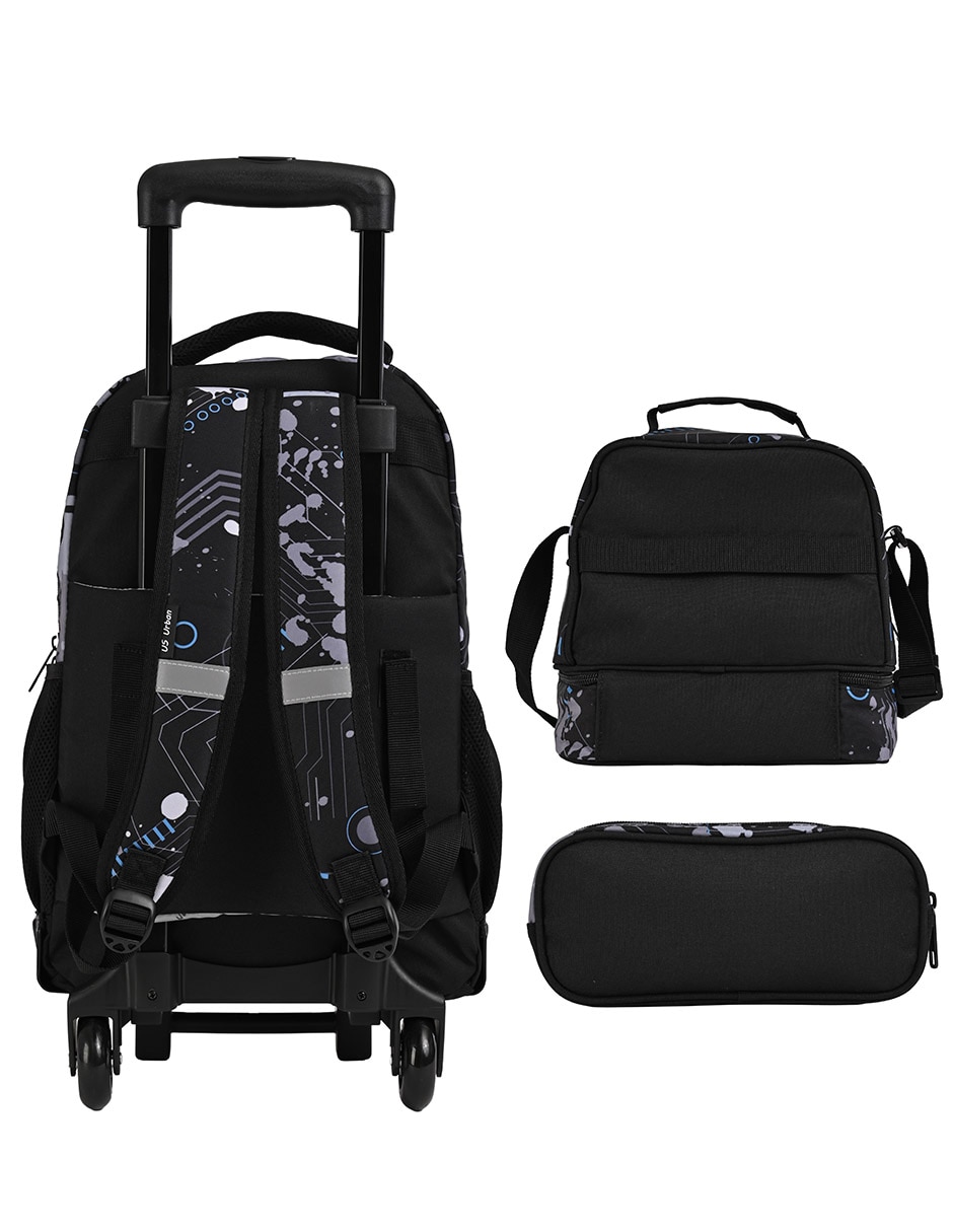 Set mochila escolar Fútbol US Urban para niño