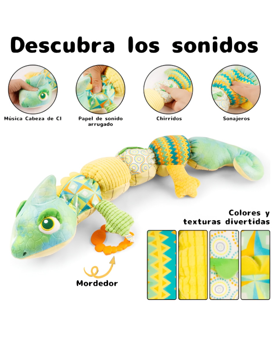Peluche de camaleón xtellar de