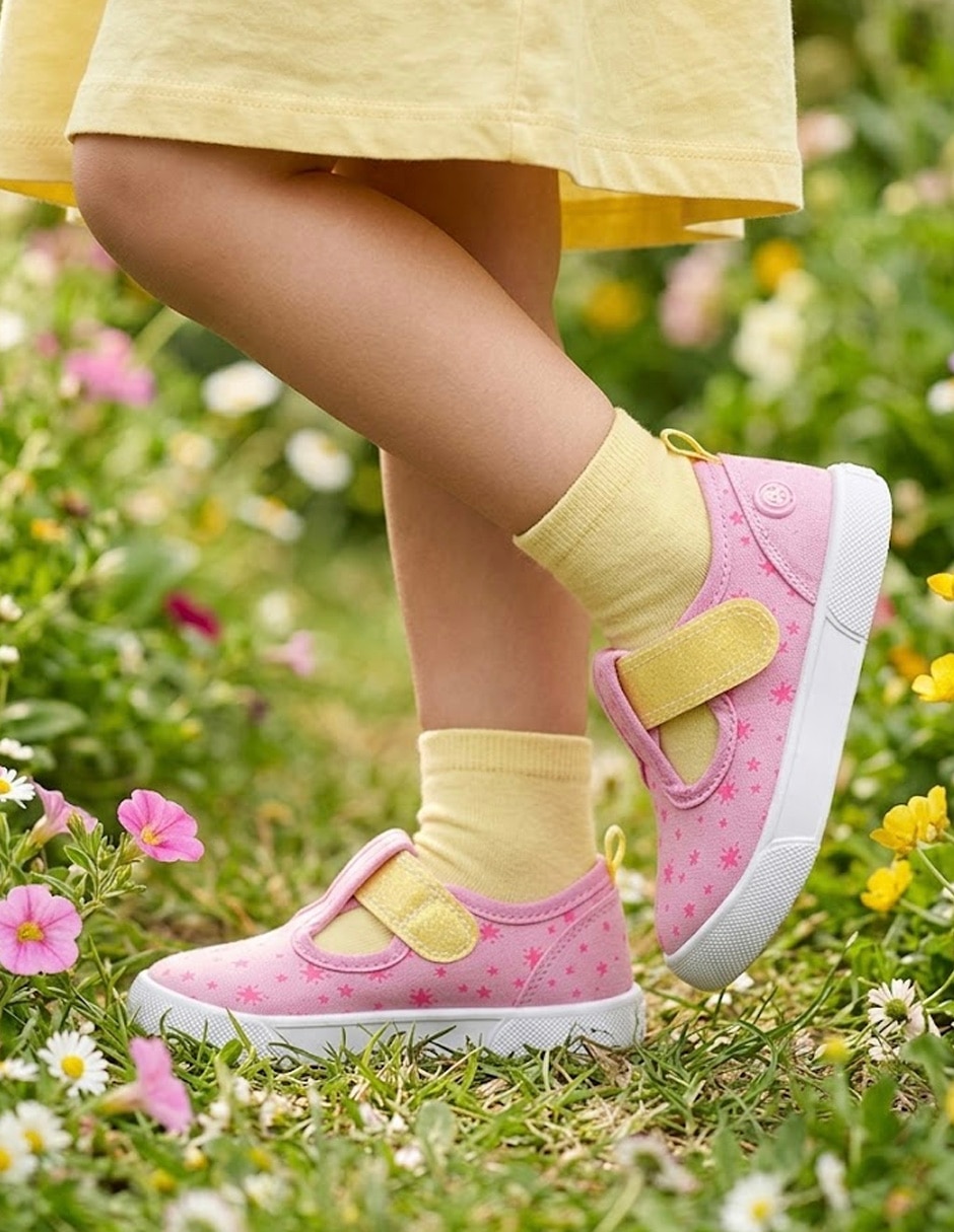 Tenis Bubble Gummers para niña Primeros Pasos Estrella