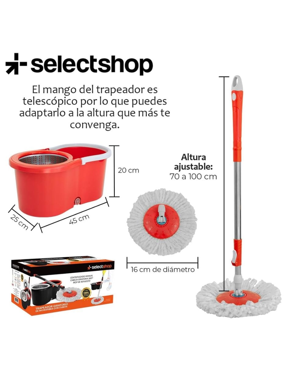 Trapeador giratorio Select Shop