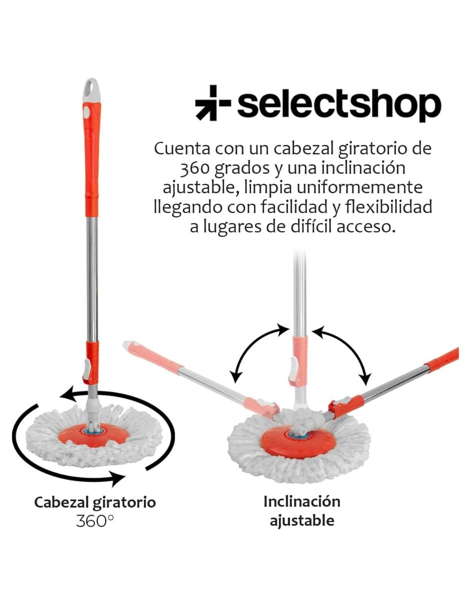 Trapeador giratorio Select Shop