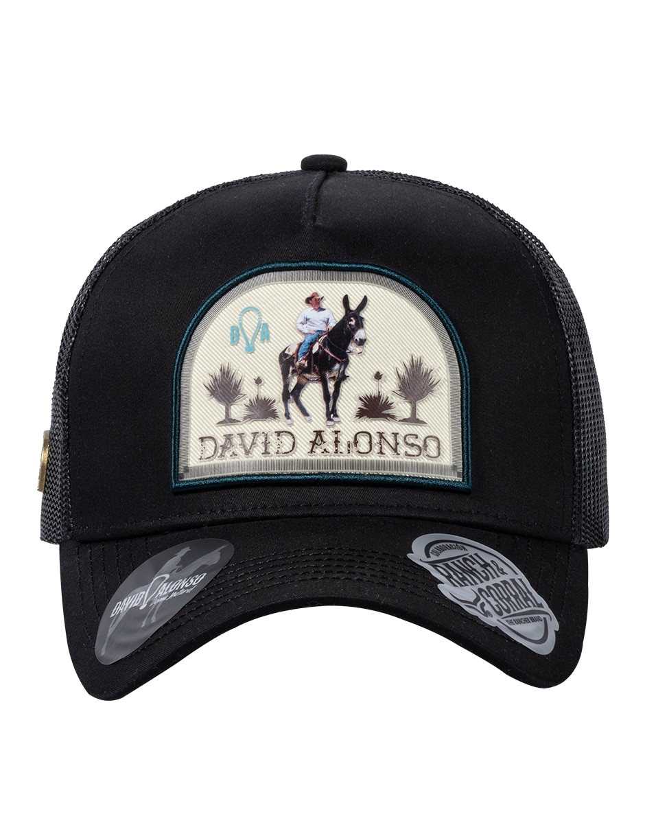 Gorra con visera curva David Alonso unisex