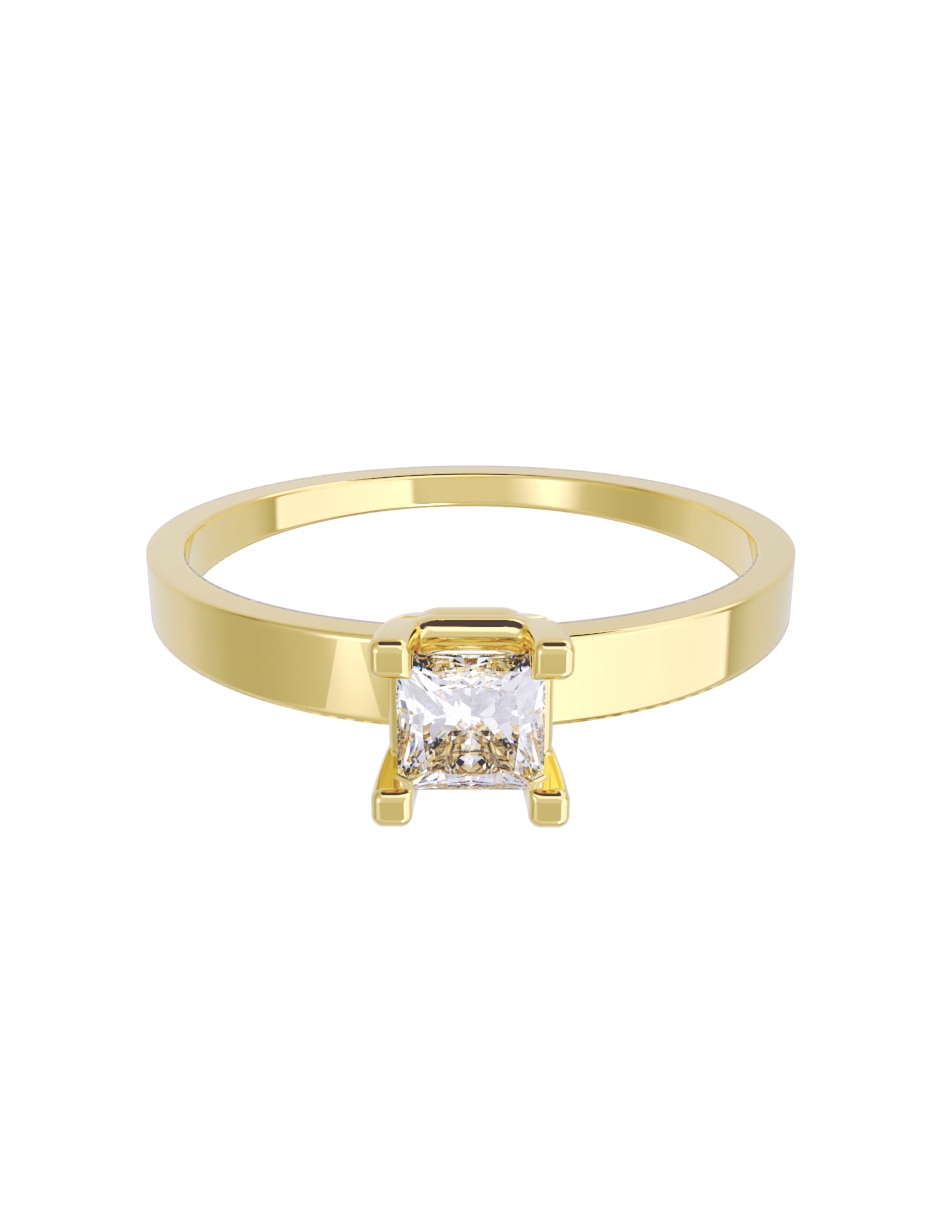 Anillo de compromiso de Oro 10 k Diamantes Fonelli Diamante